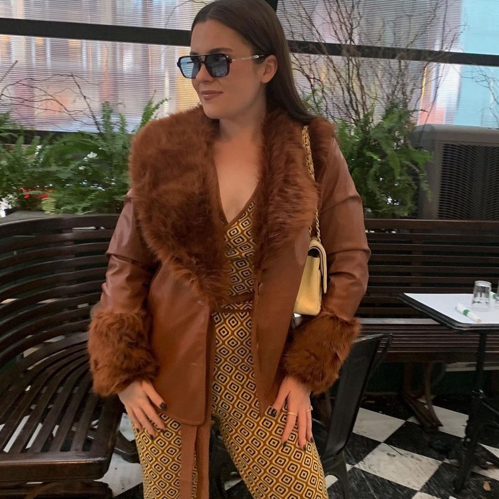 Nasty gal fur trimmed jacket